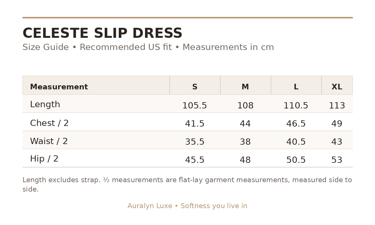 The Celeste Slip Dress