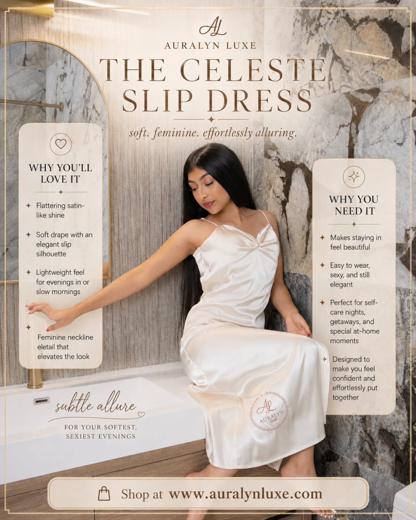 The Celeste Slip Dress