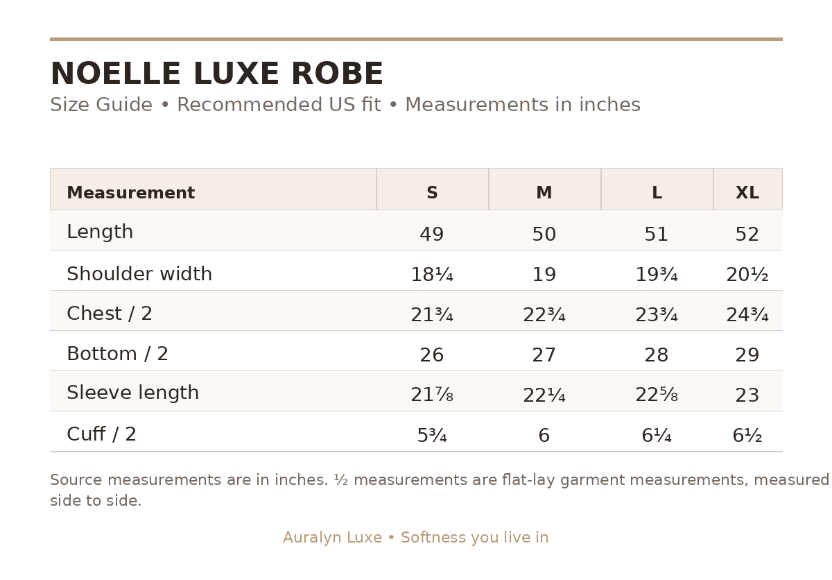 The Noelle Luxe Robe