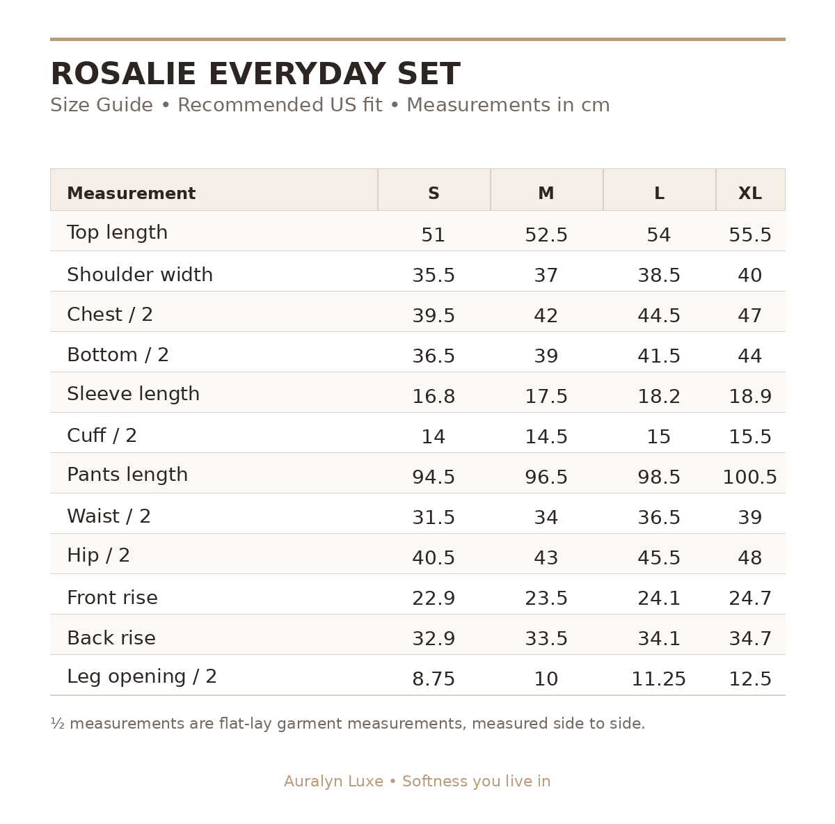 The Rosalie Everyday Stretch Set